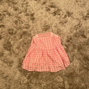 Urban pink gingham top